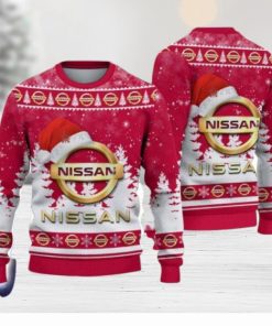 Nissan Santa Hat Pattern Ugly Christmas Sweater For Men And Women