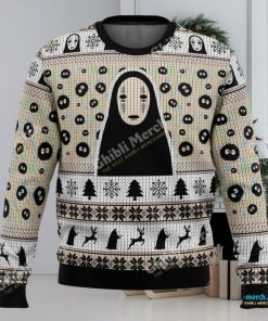 No Face and Soot Sprites Ugly Christmas Sweater