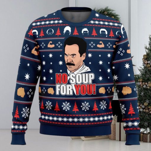 No Soup For You Seinfeld Ugly Christmas Sweater