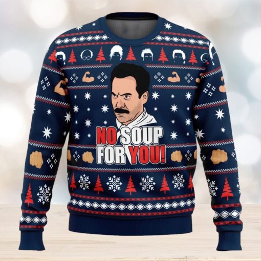 No Soup For You Seinfeld Ugly Christmas Sweater