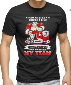 No matter where I live Georgia Bulldogs will always be my team shirt
