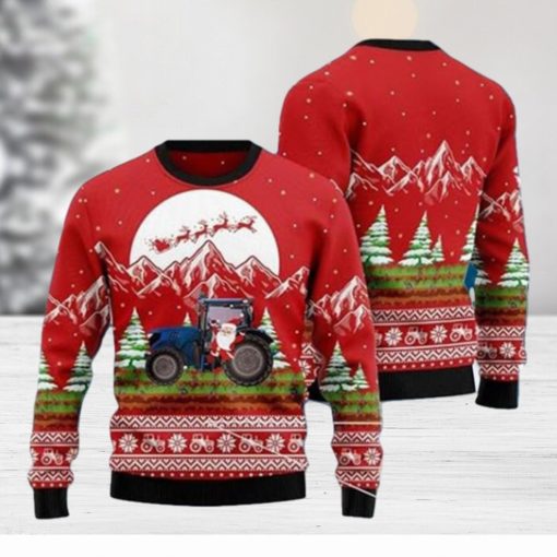 Noel Tractor Ugly Christmas Sweater