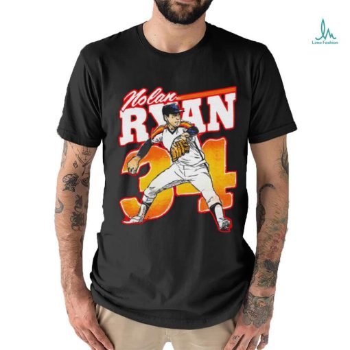 Nolan Ryan Houston Astros baseball number 34 t shirt