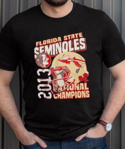Noles Seminole 2013 National Champions logo shirt