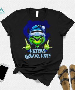 North Carolina Tar Heels Grinch middle finger haters gonna hate shirt