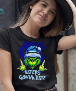 North Carolina Tar Heels Grinch middle finger haters gonna hate shirt