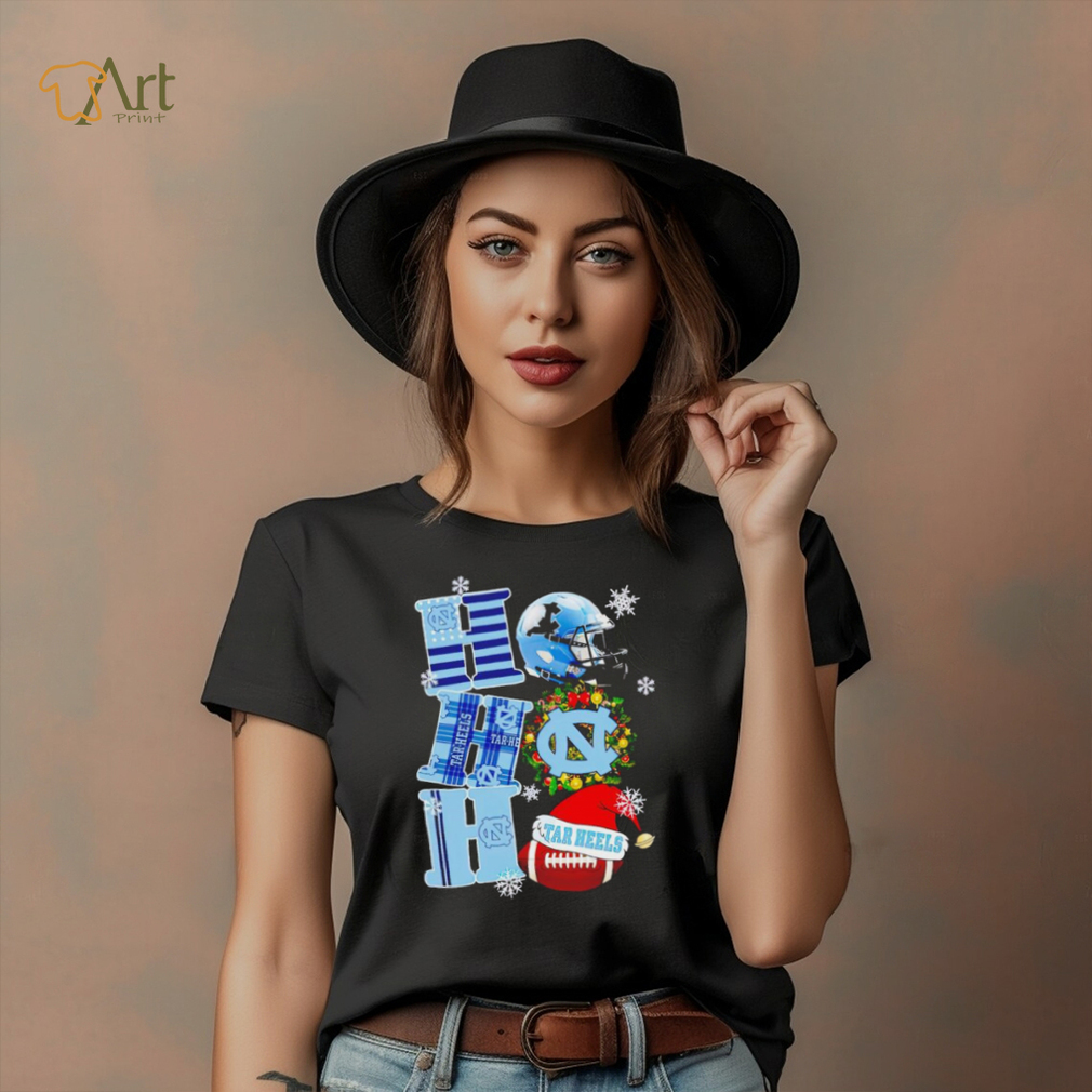 North Carolina Tar Heels NCAA ho ho ho Christmas shirt North Carolina Tar Heels NCAA ho ho ho Christmas shirt
