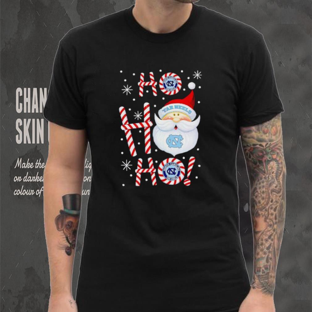 North Carolina Tar Heels Santa Claus ho ho ho shirt North Carolina Tar Heels Santa Claus ho ho ho shirt