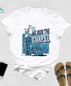 North Carolina Tar Heels football we run the chapel mascot shirt, hoodie, sweater, long sleeve and tank top North Carolina Tar Heels football we run the chapel mascot shirt