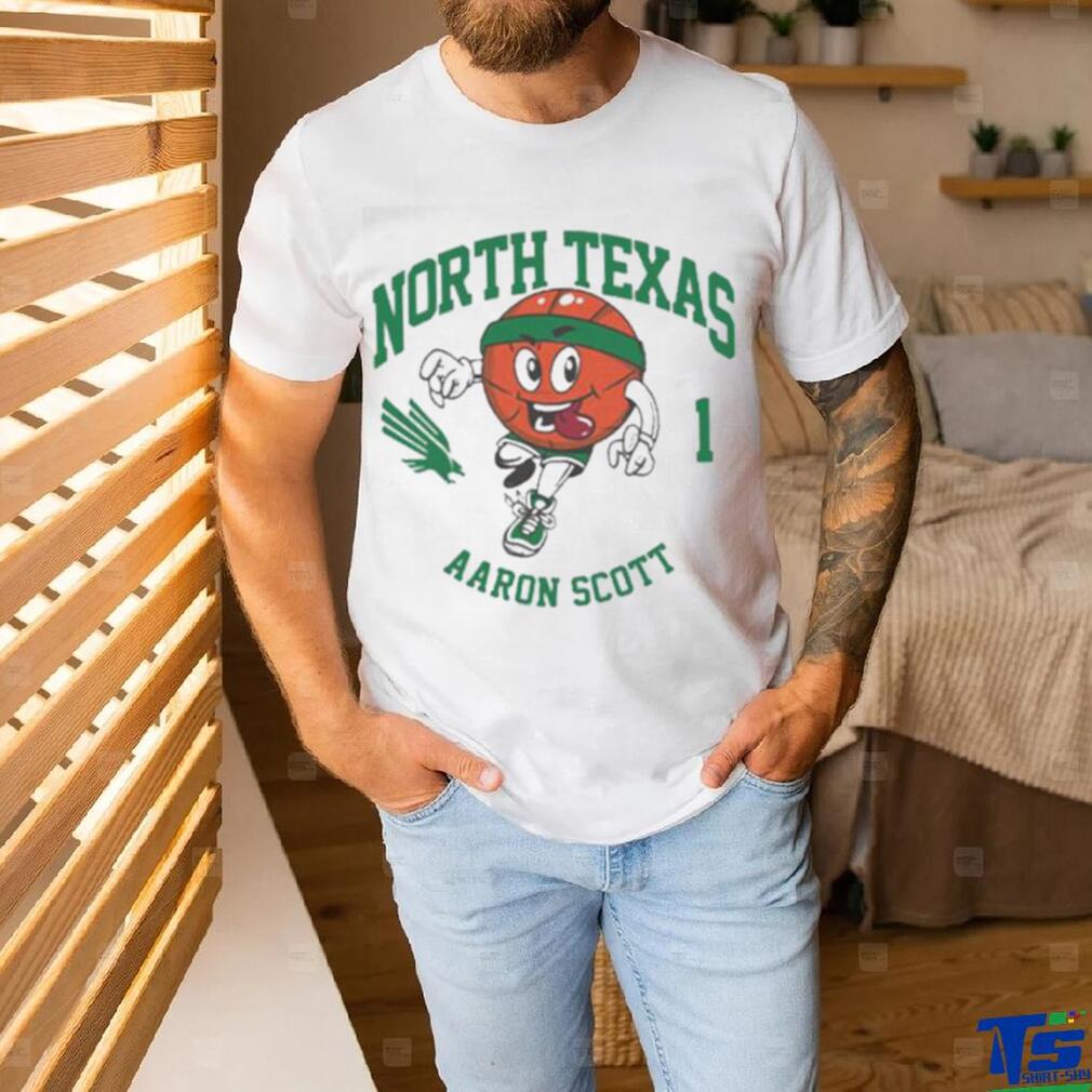 North Texas NCAA Basketball Aaron Scott Hooded Shirt North Texas NCAA Basketball Aaron Scott Hooded Shirt