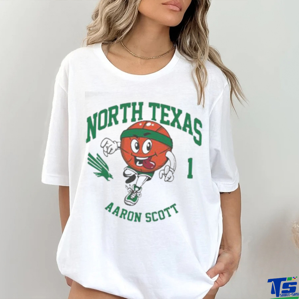 North Texas NCAA Basketball Aaron Scott Hooded Shirt North Texas NCAA Basketball Aaron Scott Hooded Shirt