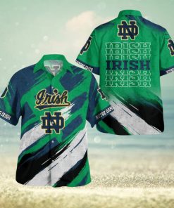 Notre Dame Fighting Irish Vintage Classic Button Shirt Hawaiian Shirt Amazing Gift Gift For Fans