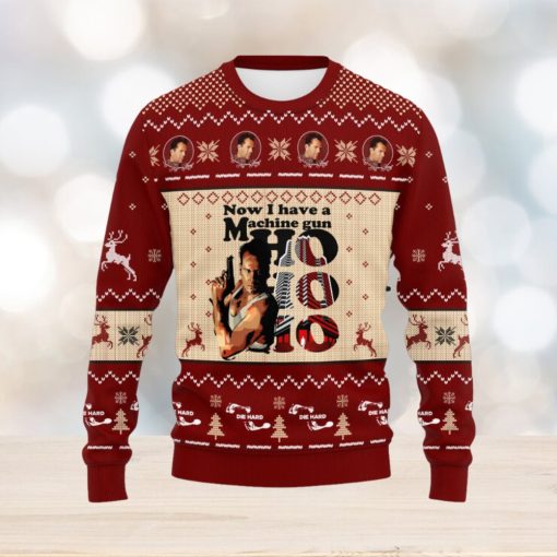 Now I Have A Machine Gun Ho Ho Ho Die Hard Sweater Christmas