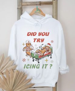 Nurse ChristmasTry Icing It shirt