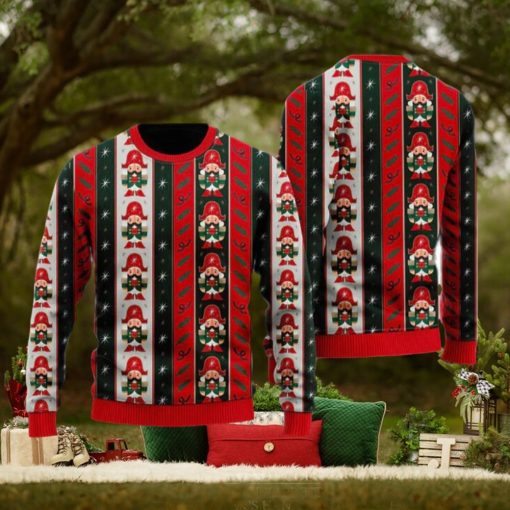 Nutcracker Boys Striped Style Ugly Christmas Sweater Funny Gift For Men And Women Family Holidays