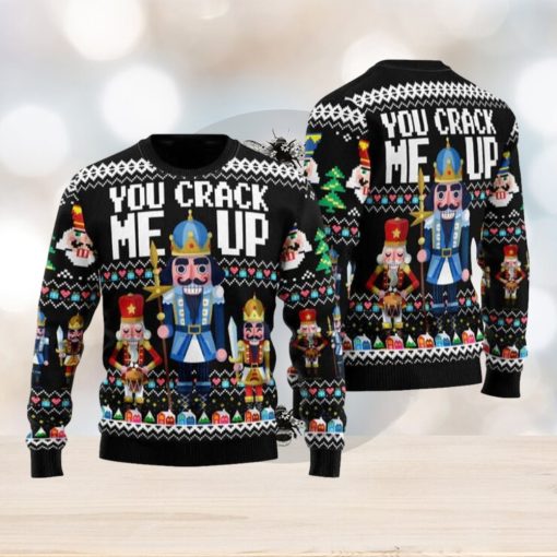 Nutcracker You Crack Me Up Ugly Christmas Sweater Funny Gift For Men And Women Family Holidays