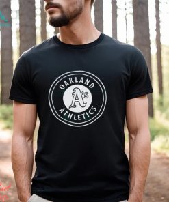 Oakland Athletics Black Watch Tartan Navy T Shirt