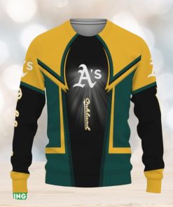 Oakland Athletics Football American Gift For Fan Knitted Xmas Sweater Gift Holidays