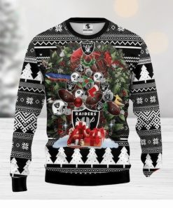 Oakland Raiders Ugly Christmas Sweater Tree Christmas