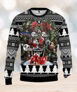 Oakland Raiders Ugly Christmas Sweater Tree Christmas