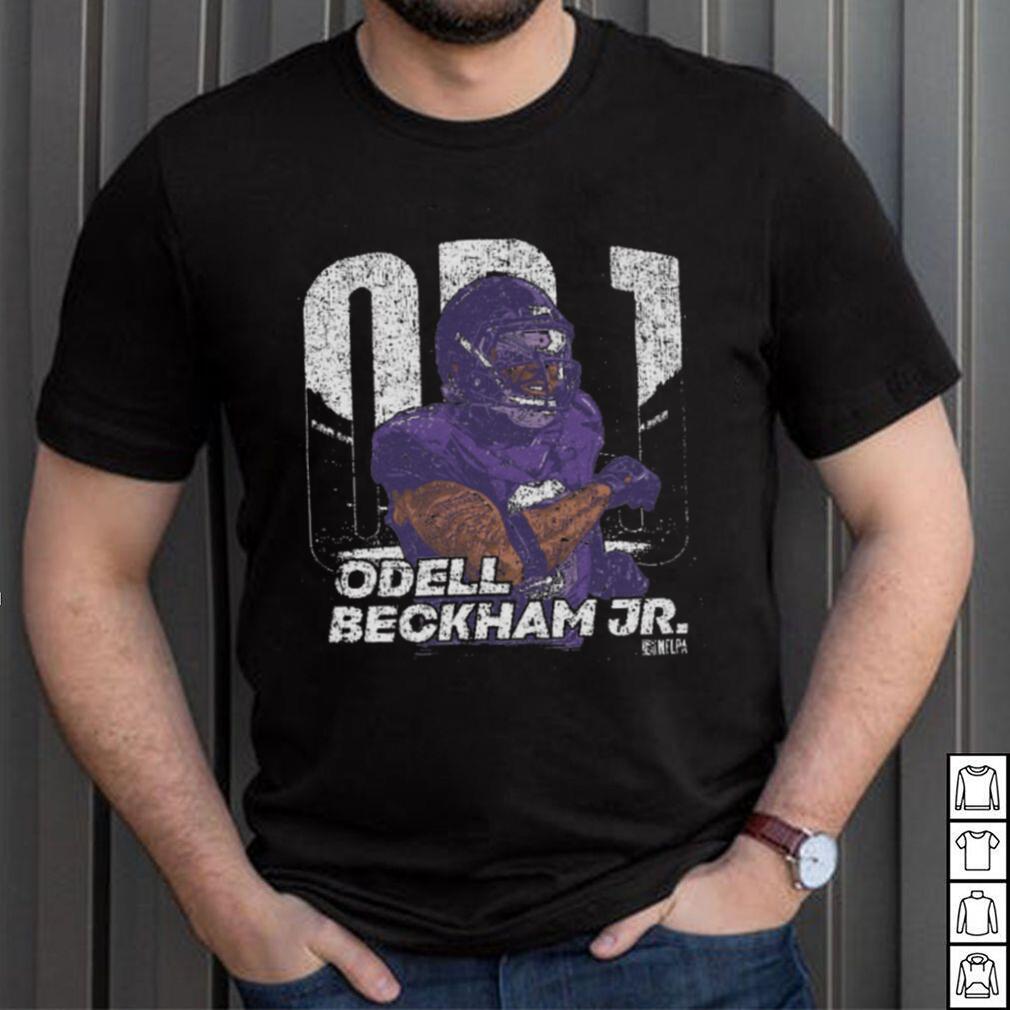 Odell Beckham Jr. Baltimore Player Name WHT Shirt Odell Beckham Jr. Baltimore Player Name WHT Shirt