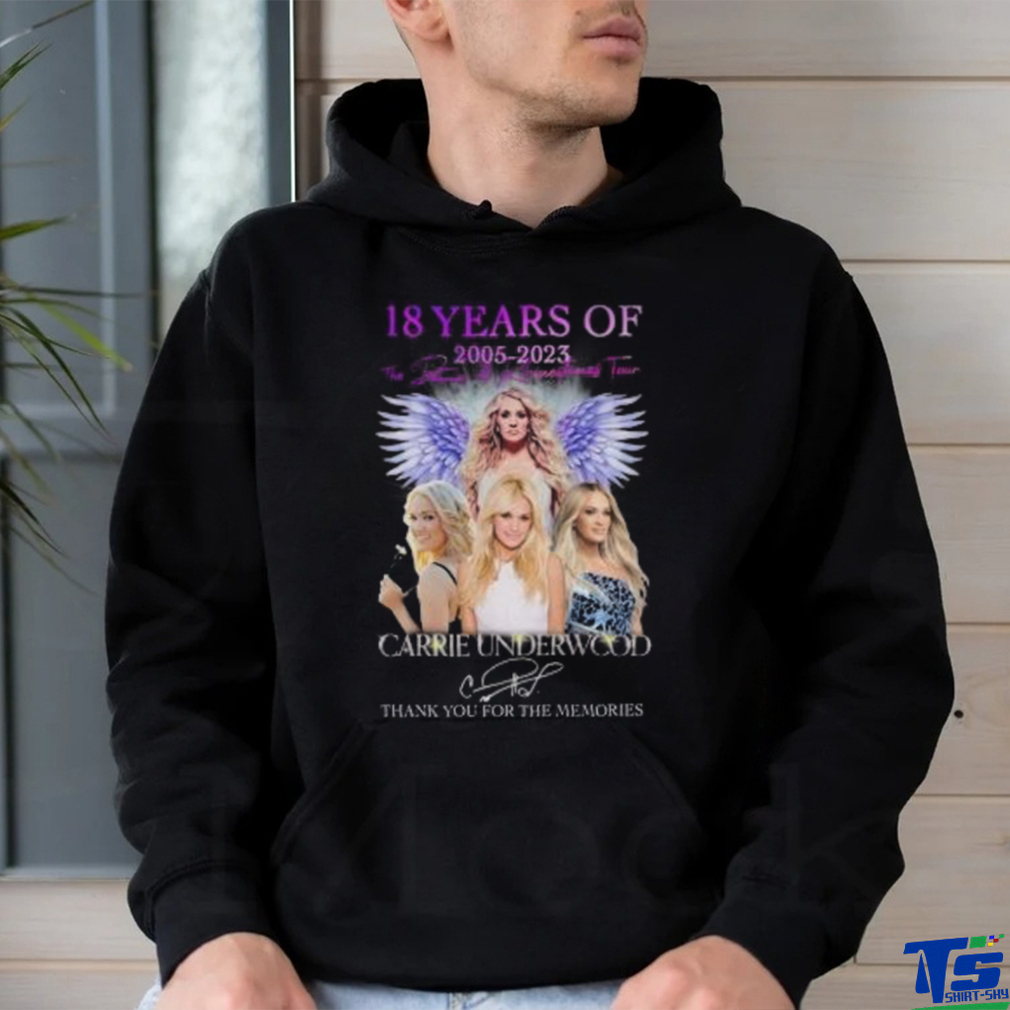 Official 18 Years Of 2005 – 2023 Denim Rhinestones Tour Carrie Underwood Thank You For The Memories T Shirt Official 18 Years Of 2005 – 2023 Denim Rhinestones Tour Carrie Underwood Thank You For The Memories T Shirt