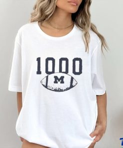 Official 2023 1000 wins Michigan wolverines Football T shirt