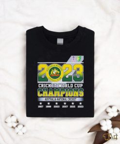 Official 2023 Australia National Cricket Team Champions T Shirt