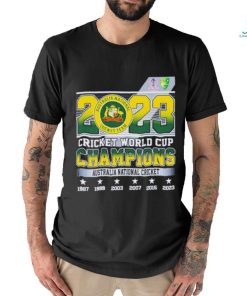 Official 2023 Australia National Cricket Team Champions T Shirt