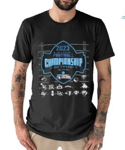 Official 2023 ncaa Division iI Football championship the road to mckinney 2nd round T shirt