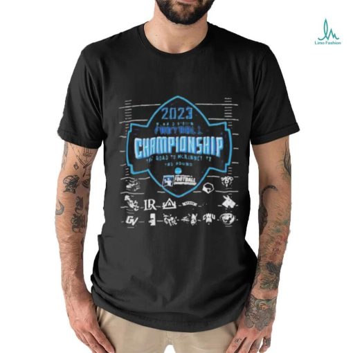 Official 2023 ncaa Division iI Football championship the road to mckinney 2nd round T shirt