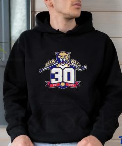 Official 30 Anniversary Florida Panthers Classic T Shirt