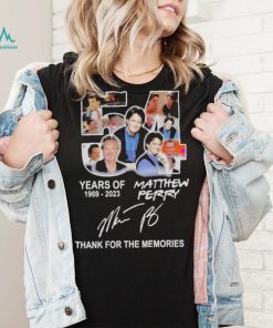 Official 54 Years Of 1969 – 2023 Matthew Perry Thank You For The Memories T Shirt, hoodie, sweater, long sleeve and tank top Official 54 Years Of 1969 – 2023 Matthew Perry Thank You For The Memories T Shirt