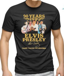 Official 90 Years 1935 – 2025 Elvis Presley Thank You For The Memories T Shirt