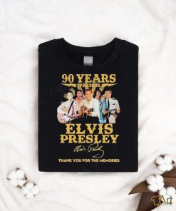 Official 90 Years 1935 – 2025 Elvis Presley Thank You For The Memories T Shirt