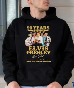 Official 90 Years 1935 – 2025 Elvis Presley Thank You For The Memories T Shirt