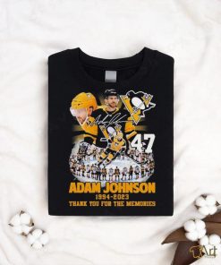 Official Adam Johnson 1994 2023 Pittsburgh Penguins Thank You For The Memories T Shirt