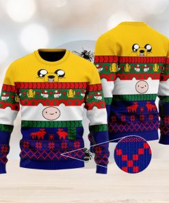 Official Adventure Time Finn and Jake Ugly Christmas 3D Sweater For Men And Women