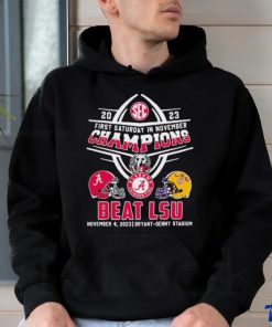 Official Alabama Crimson Tide First Saturday In November 2023 Beat LSU Shirt