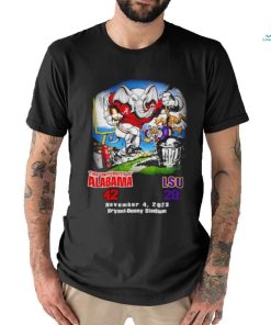 Official Alabama Crimson Tide Wins 42 28 LSU Tigers 2023 Final Score Shirt