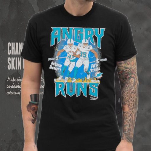 Official Angry Runs Dolphins Mostert And Brooks 2023 NFL Season Shirt