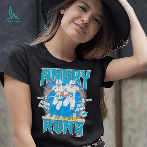 Official Angry Runs Dolphins Mostert And Brooks 2023 NFL Season Shirt