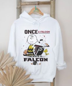 Official Atlanta Falcons And Charlie Brown Once A Falcons Always A Falcons T shirt