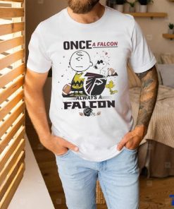 Official Atlanta Falcons And Charlie Brown Once A Falcons Always A Falcons T shirt