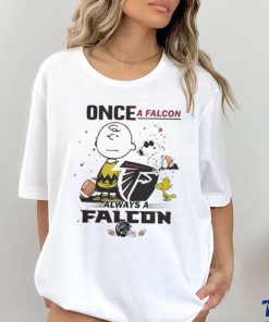 Official Atlanta Falcons And Charlie Brown Once A Falcons Always A Falcons T shirt