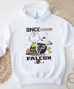Official Atlanta Falcons And Charlie Brown Once A Falcons Always A Falcons T shirt