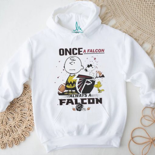 Official Atlanta Falcons And Charlie Brown Once A Falcons Always A Falcons T shirt