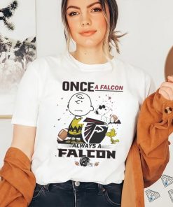 Official Atlanta Falcons And Charlie Brown Once A Falcons Always A Falcons T shirt