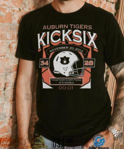 Official Auburn Tigers Kick Six Together Everything Is Possible Shirt