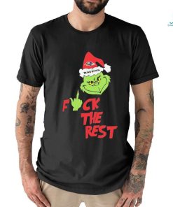 Official Baltimore Ravens Santa Grinch F The Rest T shirt
